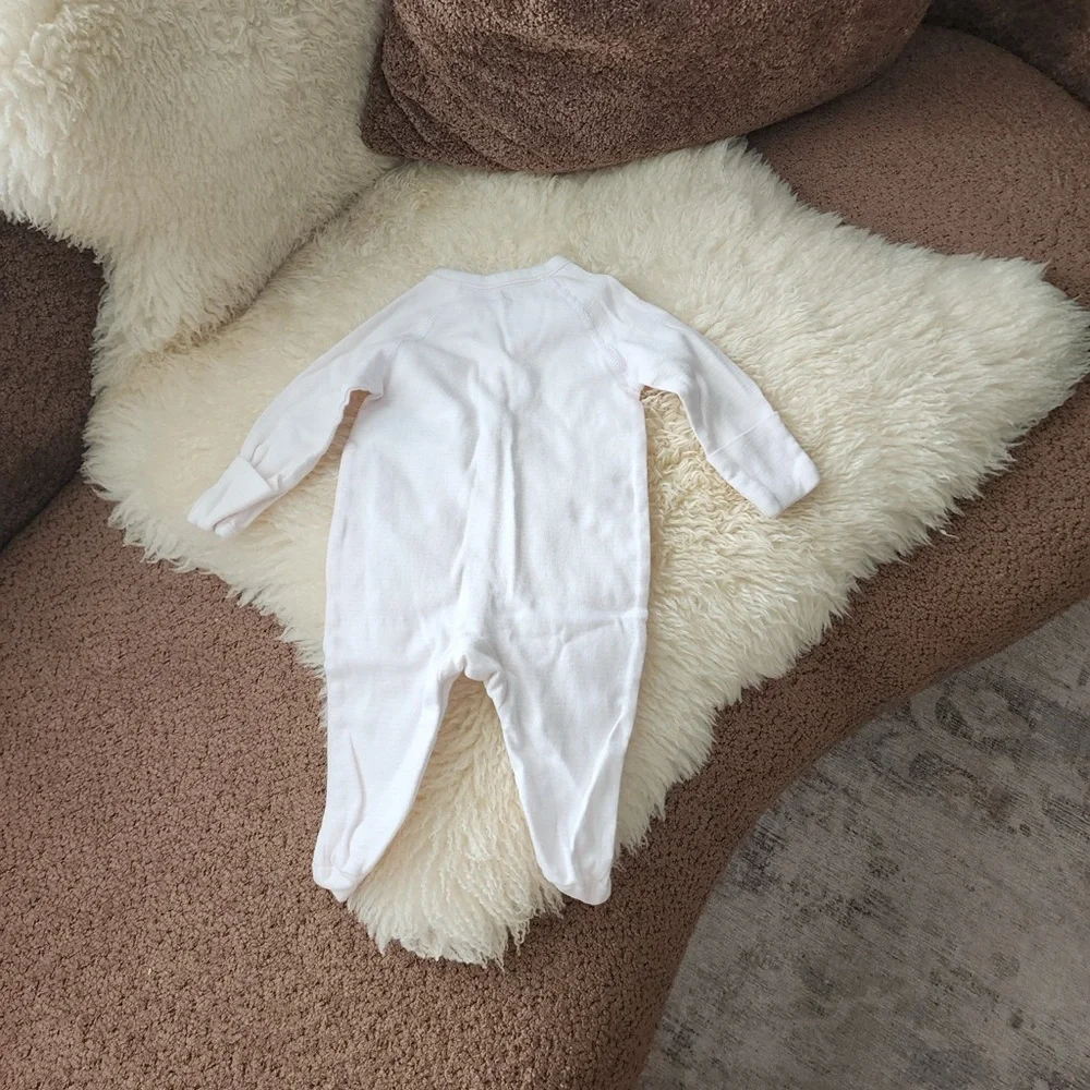 Ralph Lauren Pink and White Striped Sleeper